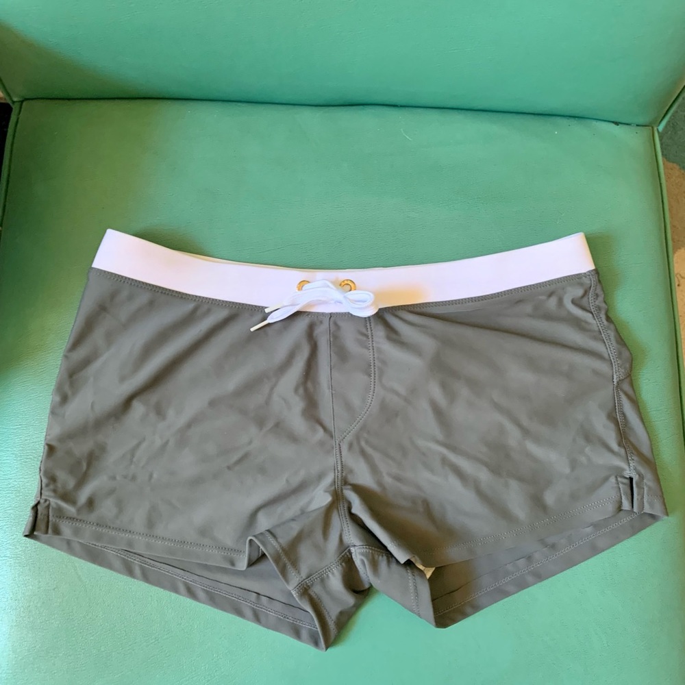 Gray swimsuit in size large.